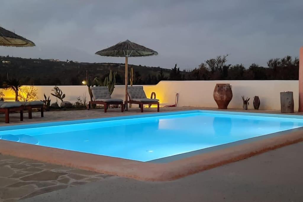Villa Louloudia Stylish Luxury Villa With Private Pool Pitsidia Esterno foto