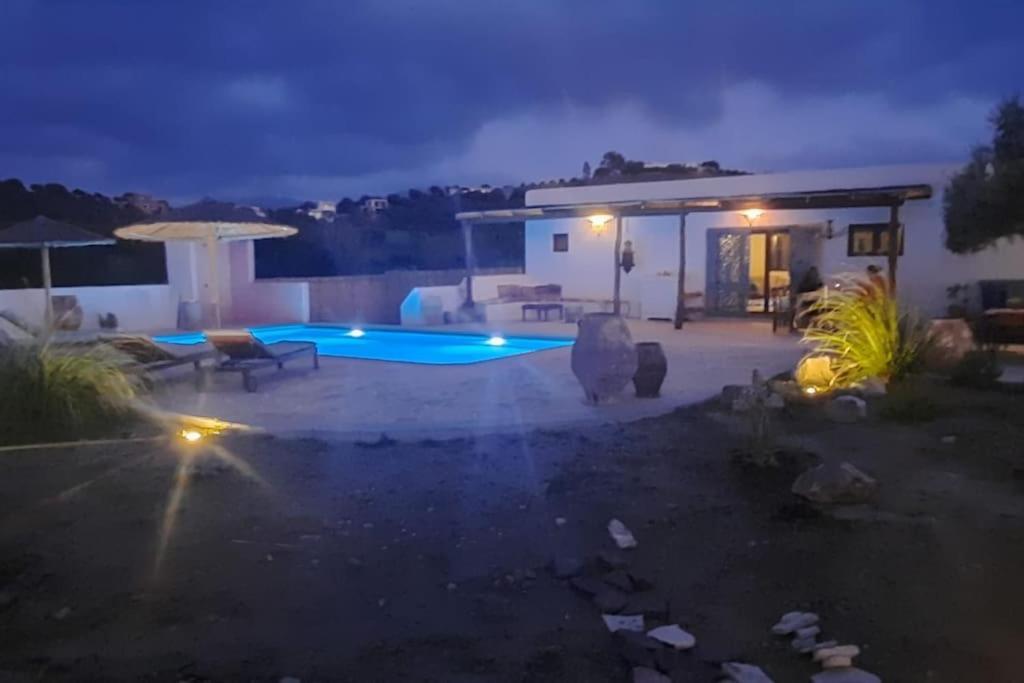 Villa Louloudia Stylish Luxury Villa With Private Pool Pitsidia Esterno foto